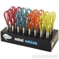 Small Coloured Chef Aid Mini Silicone & Stainless Steel Whisk - B007IK3S6S